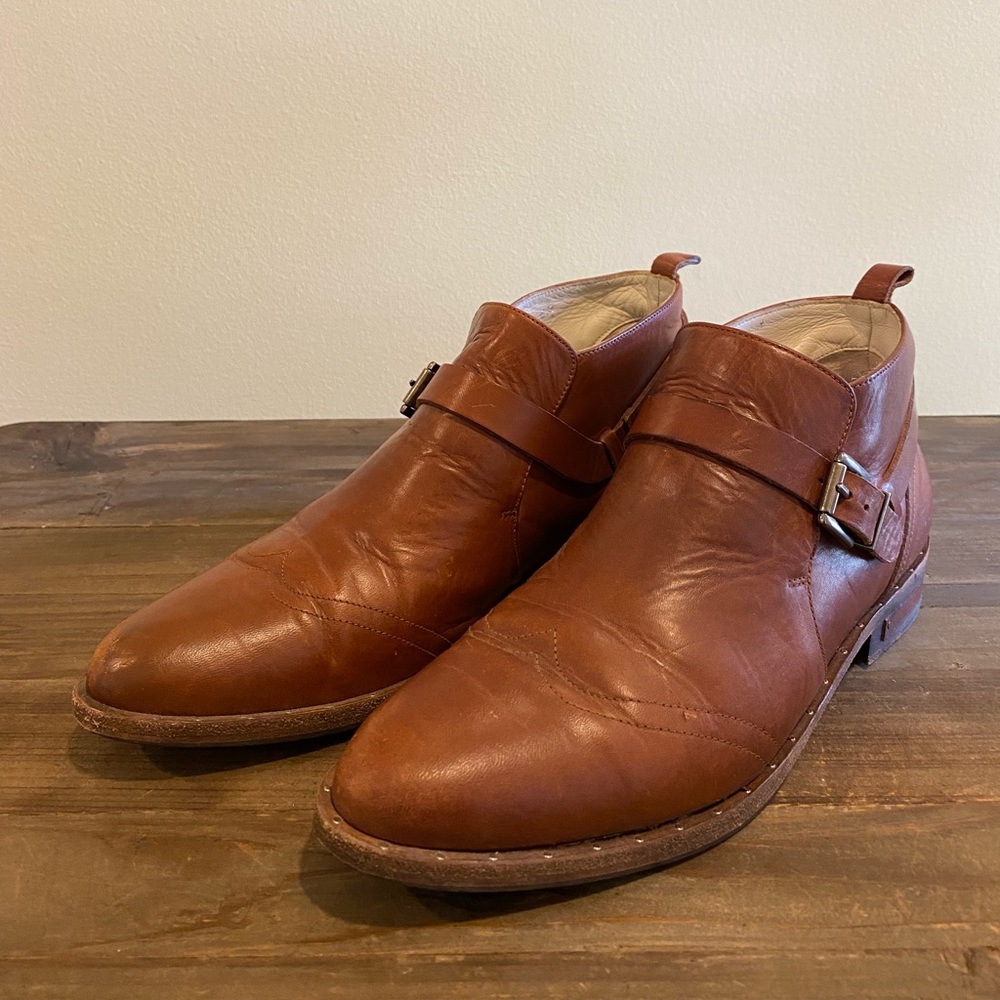 Freda Salvador Leather Ankle Boots